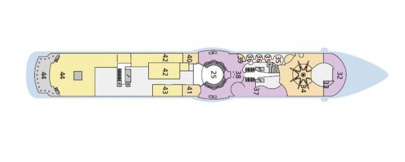 AIDAmar | Position, Bugcam, Route, Deckplan, Bewertung & Bilder